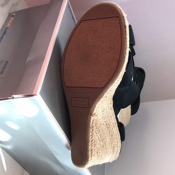 Cloudwalkers rosalee black espadrille wedge sandal - Picture 12 of 12
